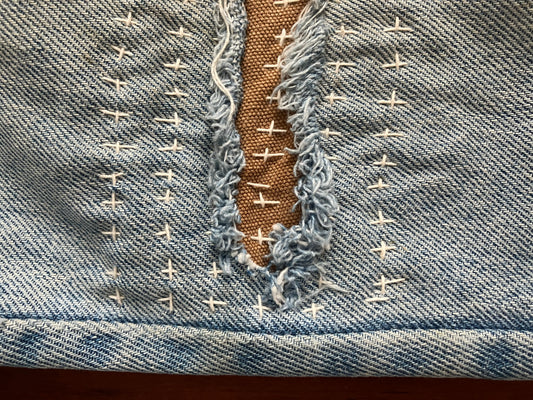 My first time visible mending